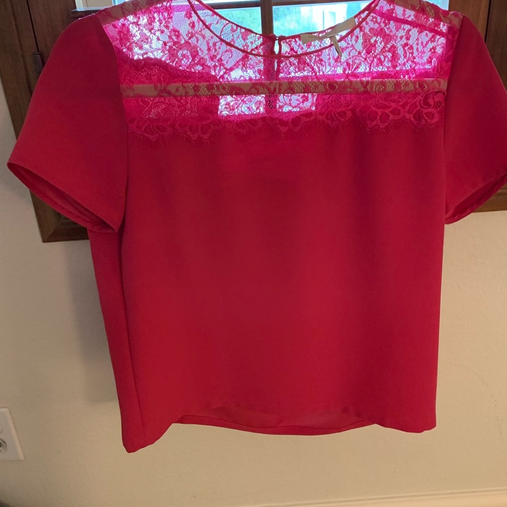 Beautiful Maje silk/lace blouse